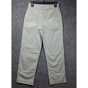 HABITUAL Lucyi High Rise Cargo Pants  Size 0/25 Sage Green Straight Leg
